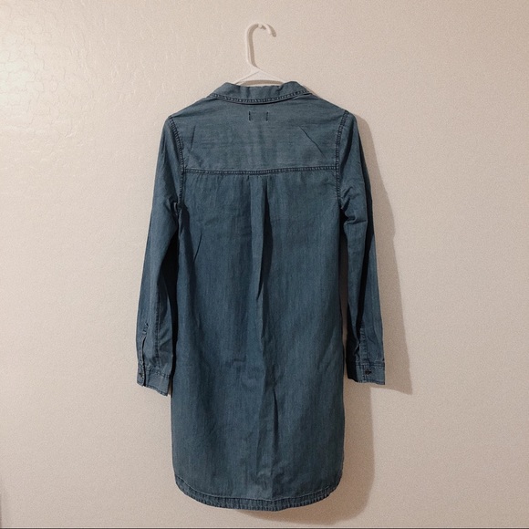 old navy chambray button-up dress - Picture 2 of 2